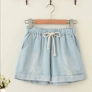 Kawaii Cute Women Jean Shorts